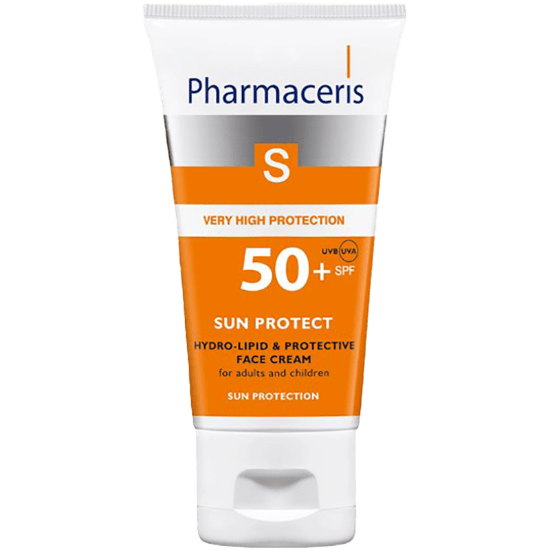S Üz üçün günəşə qarşı hidrolipid sakitləşdirici krem SPF50 50 ml thumbnail