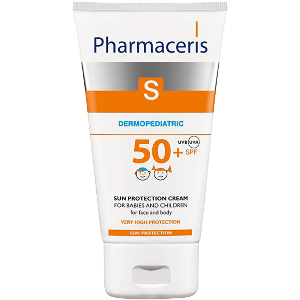 S Uşaq dərisi, üz və bədən üçün günəşdən qoruyucu krem SPF50 125 ml  thumbnail