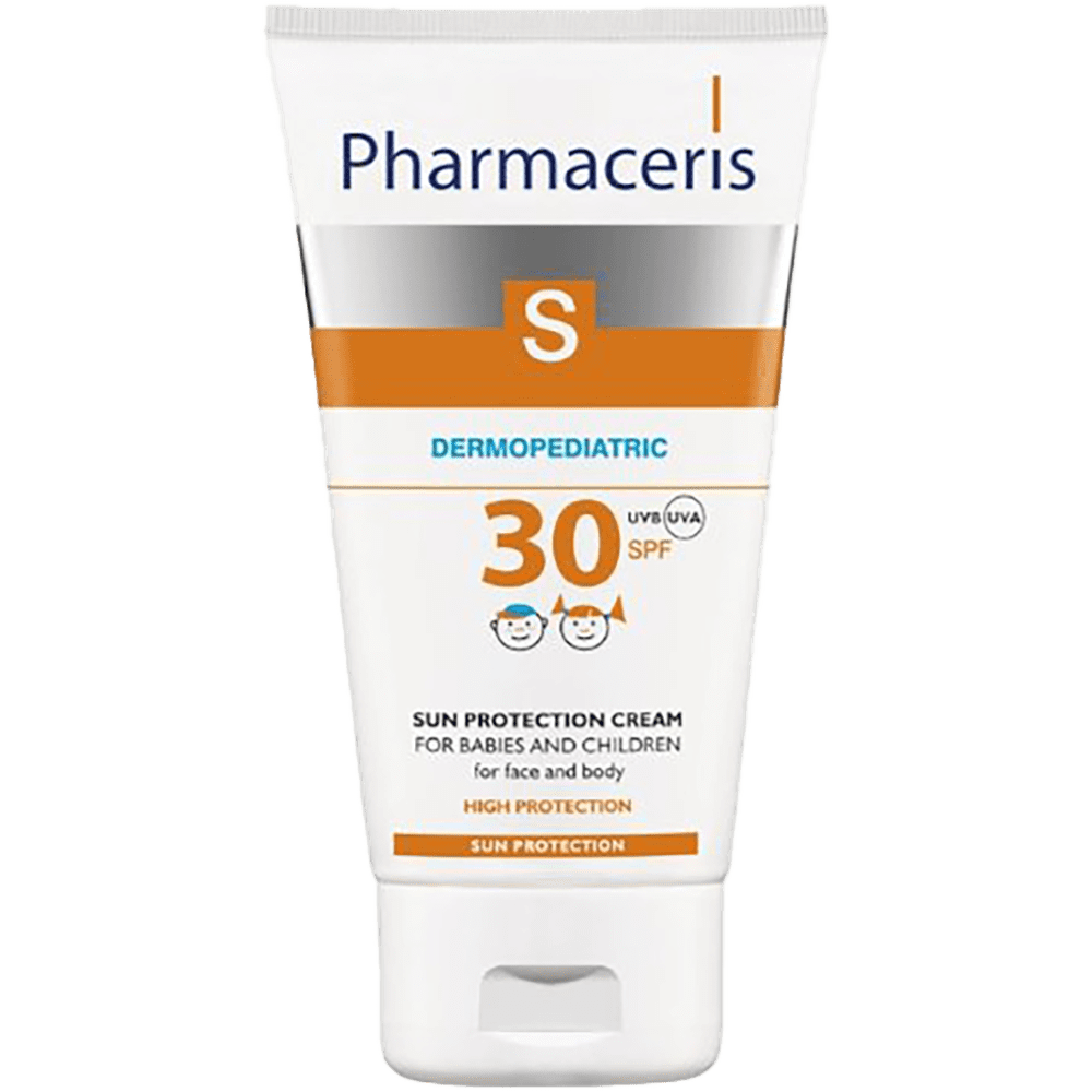 S Uşaq dərisi, üz və bədən üçün günəşdən qoruyucu krem SPF30 125 ml  thumbnail