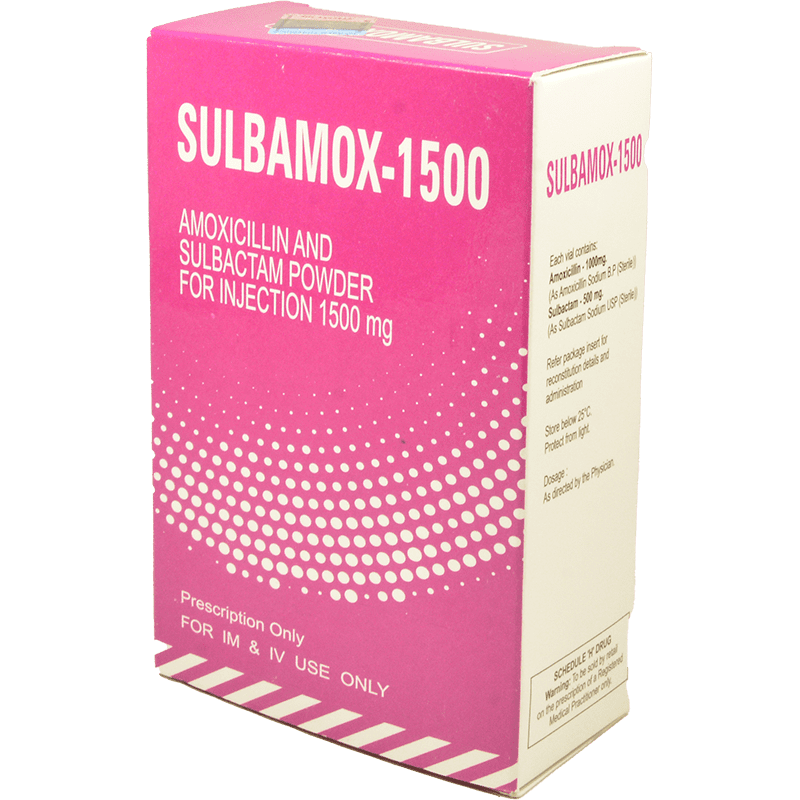 Sulbamox 1500 mg. thumbnail