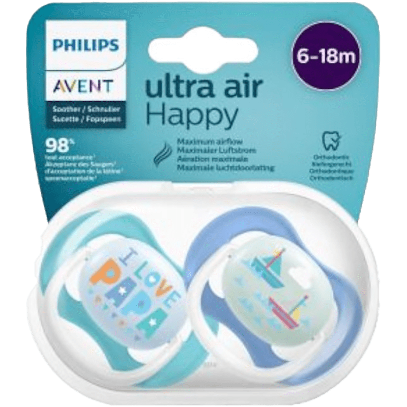 АВЕНТ 080/15  Пустышка ultra air для мальчиков 2 шт . 6-18 мес (Digərlər) (Philips LLC) thumbnail