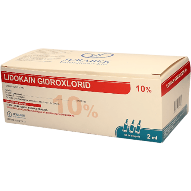 Lidokain 10% 2 ml 10 əd thumbnail