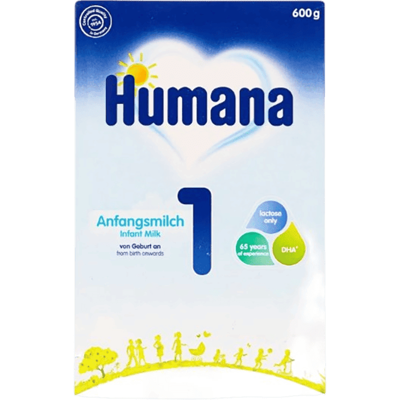 Uşaq qidası Humana-1 körpələr üçün 600 q thumbnail