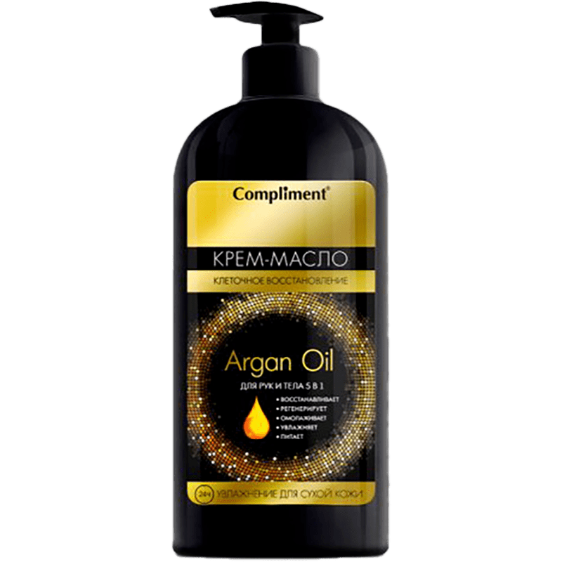 Compliment Argan Oil əl  və bədən üçün krem yağ  400 ml thumbnail