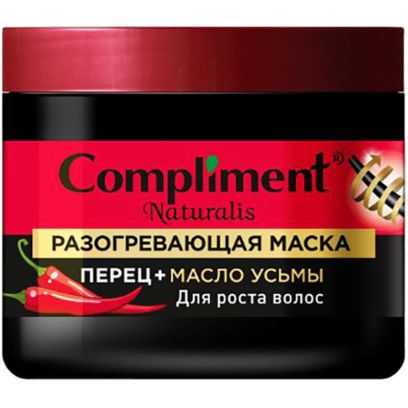 Compliment Naturalis saçların uzanması üçün isidici maska ​​BİBER+USMA YAĞI 500ml thumbnail