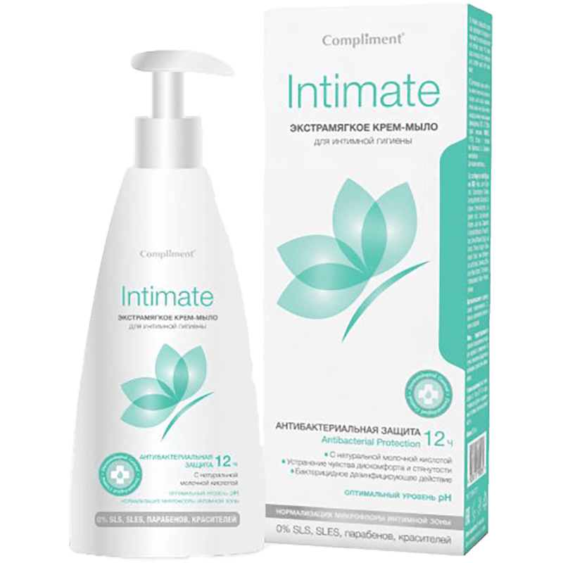 Compliment Intimate Ekstra yumşaq İntim gigiyena üçün krem-sabun 250ml thumbnail