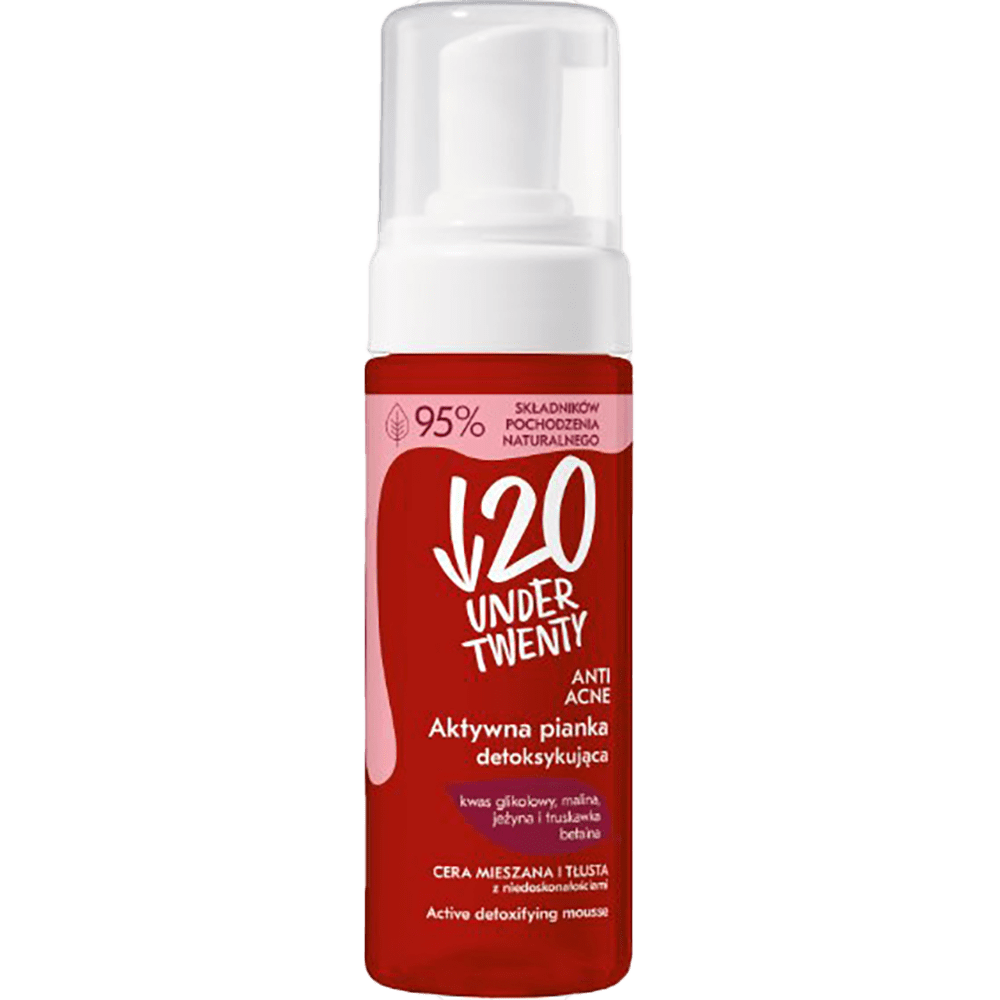 Under Twenty yağlı dərilər üçün təmizləyici köpük mus 150 ml thumbnail