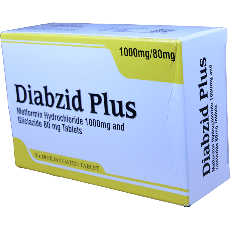 Diabzid plus 1000 mq /80 mq 30 əd. thumbnail