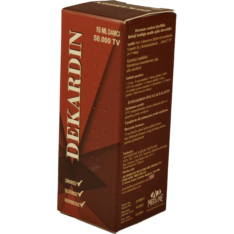 Dekardin 50.000 İU 15 ml thumbnail