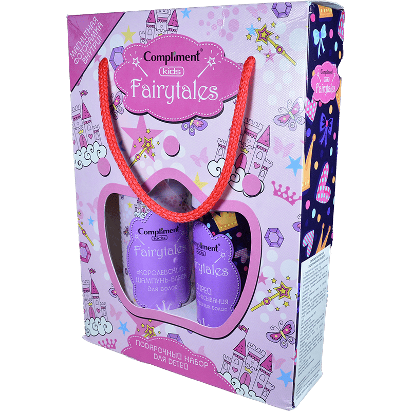 Сompliment  Fairytales (hədiyyə dəsti) uşaqlar üçün ( şampun 250 ml + saç sprey 200 ml )  thumbnail