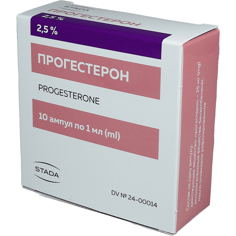 Progesterone 2,5% 1 ml 10 əd thumbnail