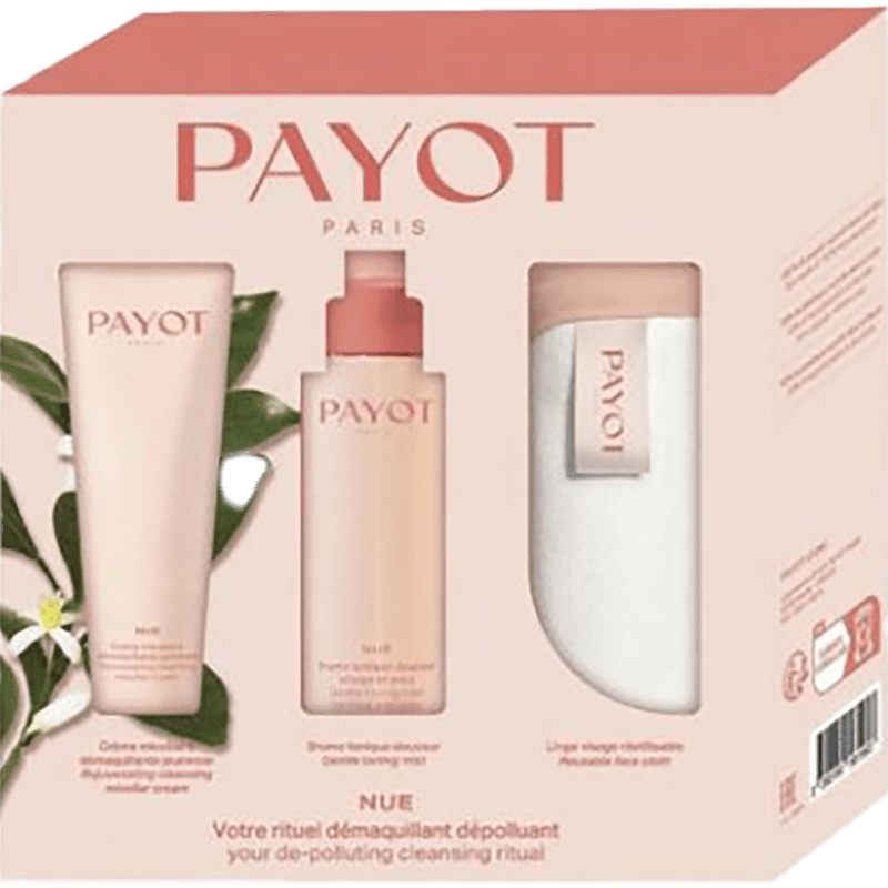 Payot  Nue Üz baxımı dəsti 75 ml Makiyaj təmizləmək üçün krem-gel, 100 ml üz və gözlər üçün tonik-sprey Brume Tonique Douceur, hədiyyə - Makiyaj Təmizləyici Dəsmal thumbnail