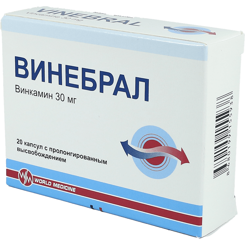 Vinebral 30 mg. 20 əd. thumbnail