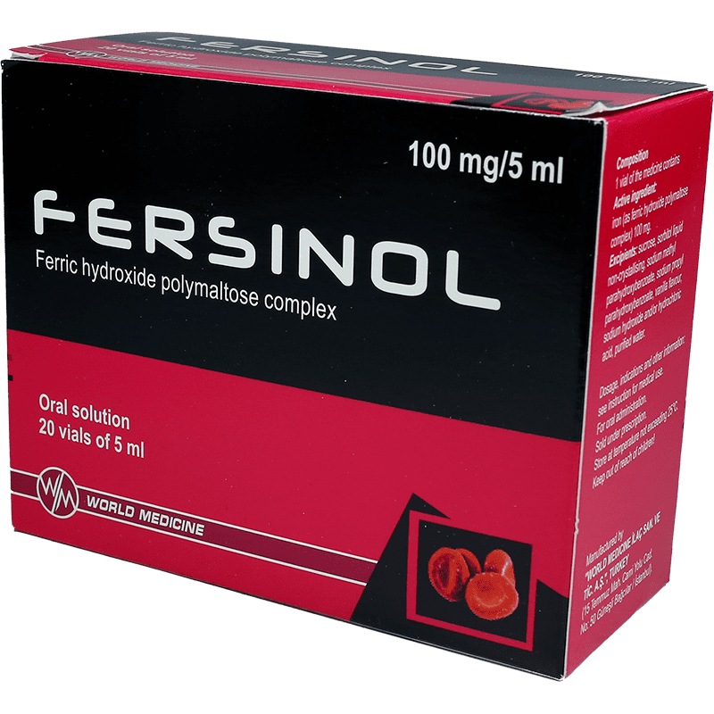 Fersinol 5 ml 20 əd. thumbnail
