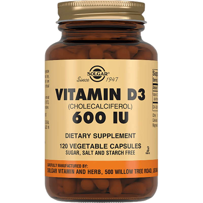 Solgar Vitamin D3 600 Uİ, 60 əd thumbnail