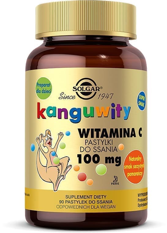 Solgar Kanqavites C vitamini ilə, 100 mq 90 əd thumbnail