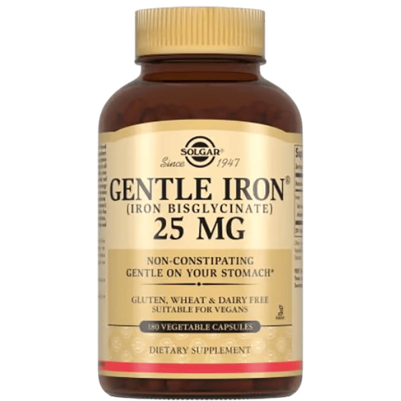 Solgar Asan mənimsəlinən dəmir Gentle Iron, 180 əd thumbnail
