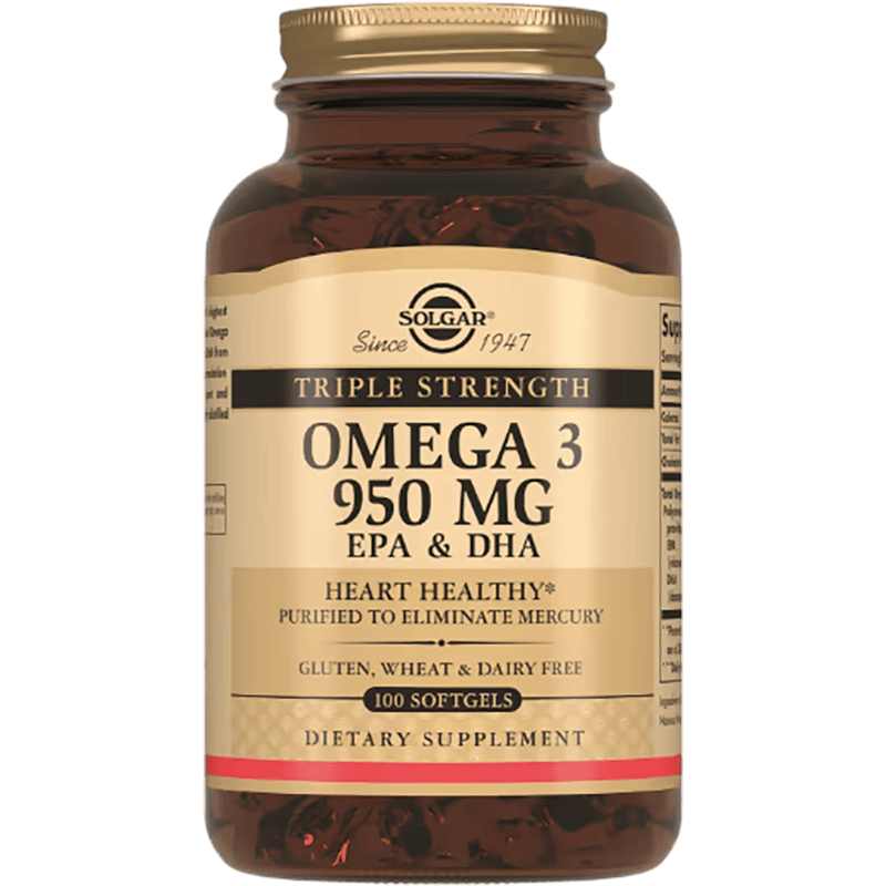 Solgar Üçqat Omega-3, 950 mq EPA və DHA, 50 əd thumbnail