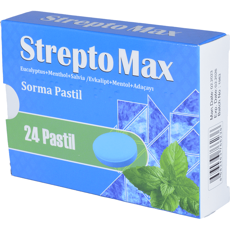 Strepto Max mentol 24 əd. thumbnail