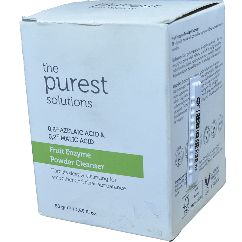 The Purest Solutions Fruit Enzyme Powder Cleanser Üz üçün qabıqlandırıcı pilinq 55 q thumbnail