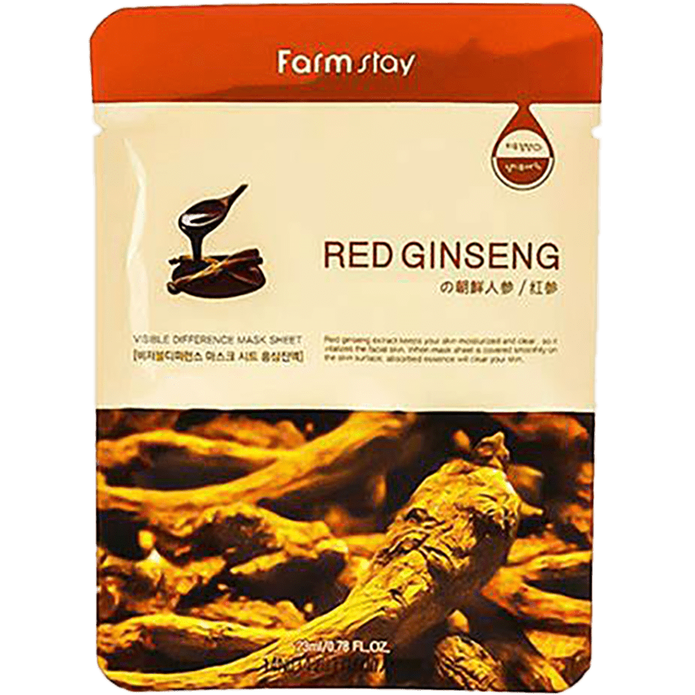Sakitləşdirici parça üz maskası RED GINSENG DEEP 23 ml thumbnail