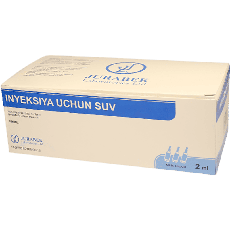 İnyeksiya üçün su 2 ml 10 əd thumbnail