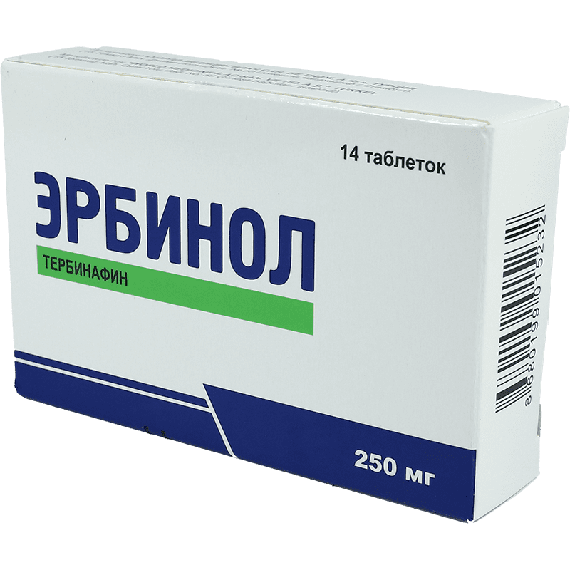 Erbinol 250 mg. 14 əd. thumbnail