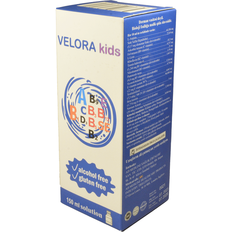 Velora kids 150 ml thumbnail