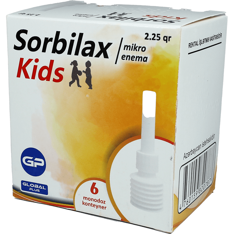 Sorbilax mikroklizm böyüklər üçün 6,75 qr. 6 əd. thumbnail