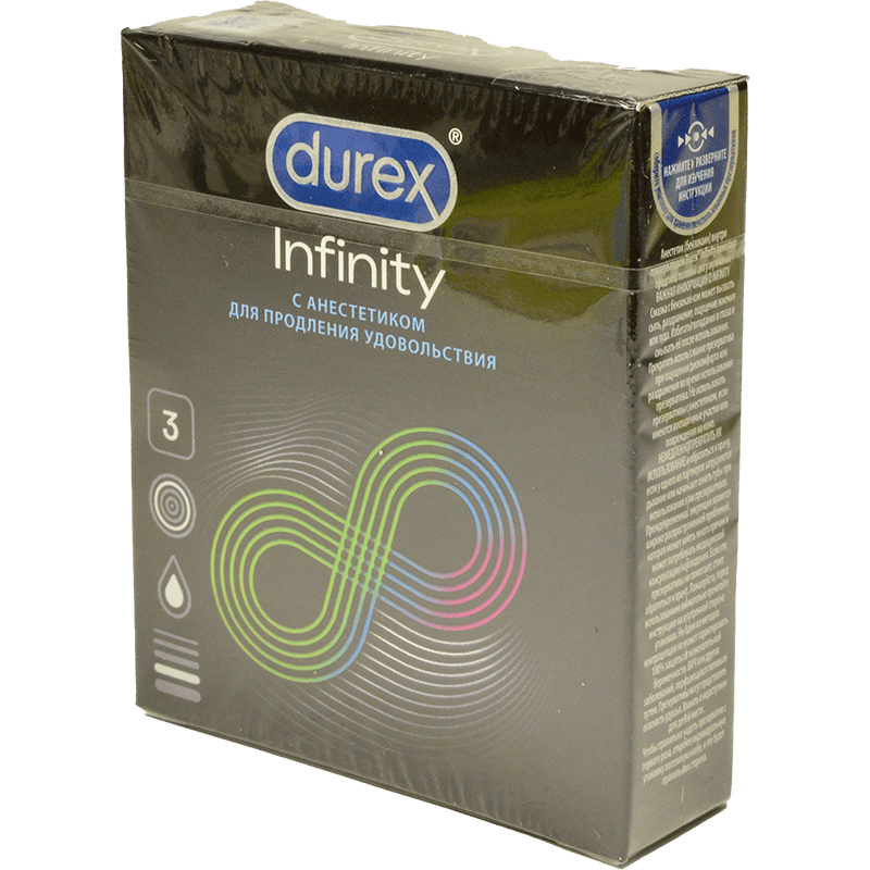 Durex Qoruyucu anestetik ilə: İnfinity - hamar 3 əd. thumbnail