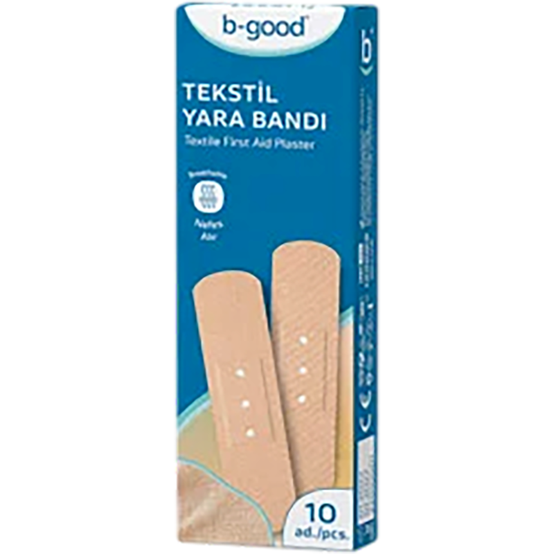 Parçalı yara bandı 19x72 mm ilk yardım yamağı 10 əd thumbnail
