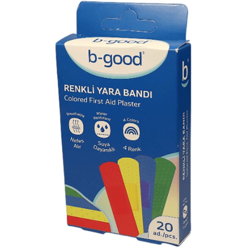B-good B820 Rəngli ilk yardım yara bandı 20 əd thumbnail