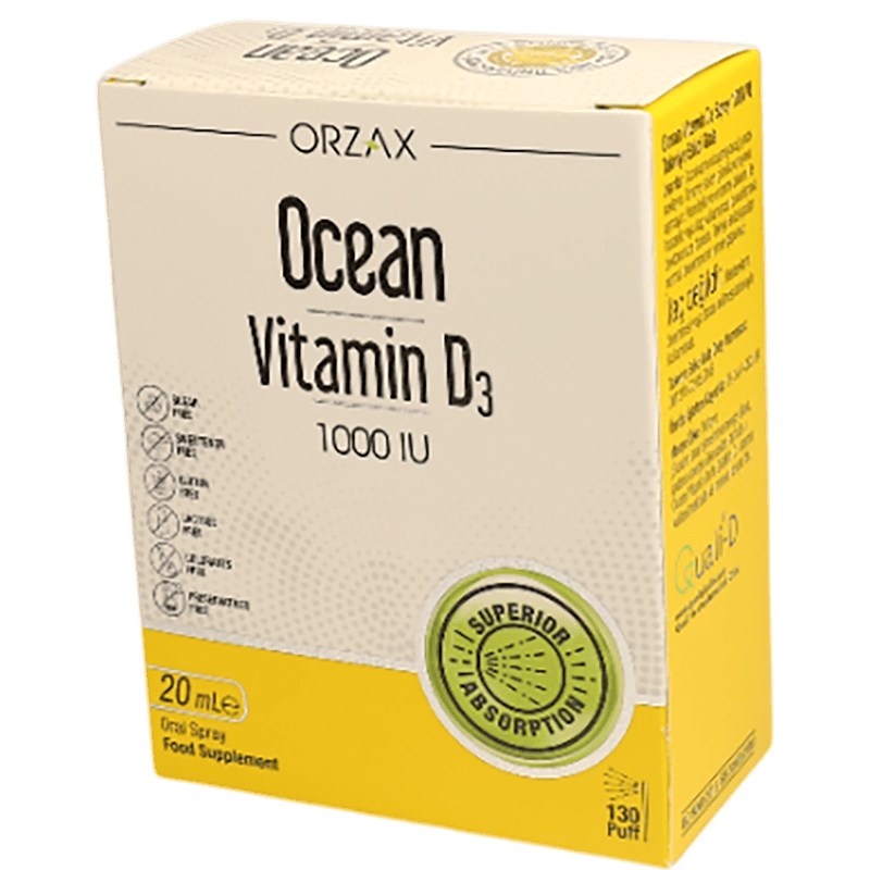Ocean Vitamin D3 1000 Uİ 20 ml thumbnail