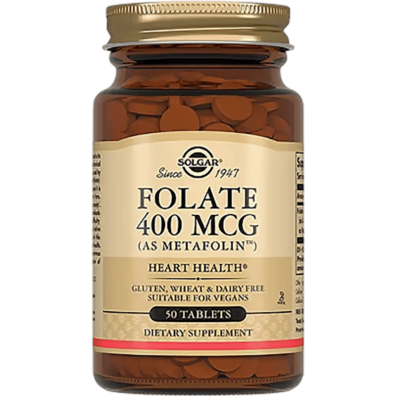 Solgar Folate Metafolin, 400 mq 50 əd thumbnail