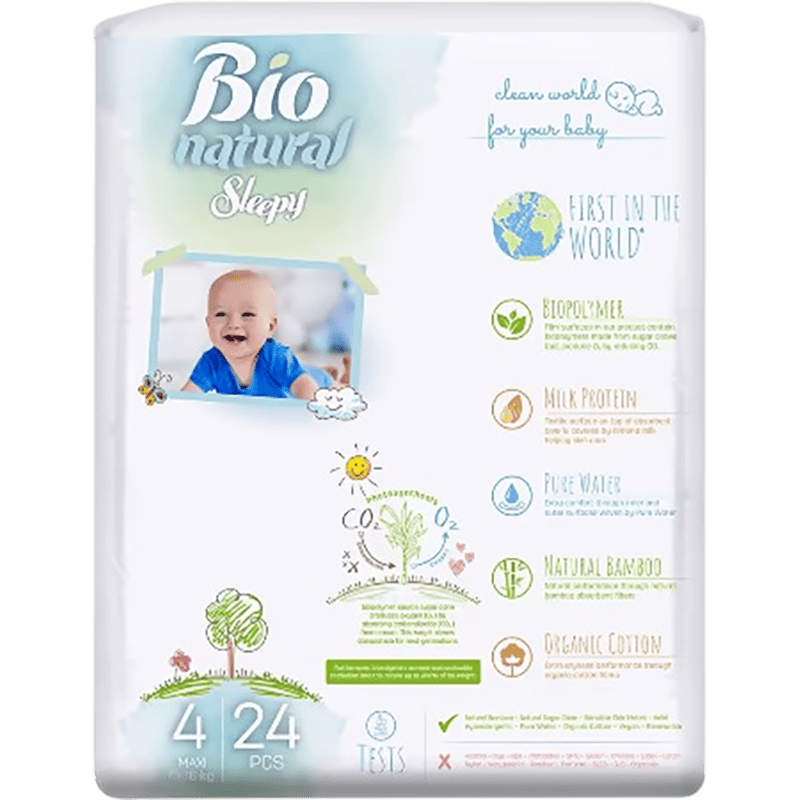Sleepy-4 Bio Natural Maxi bezlər, 7-16 kq, 48 əd thumbnail