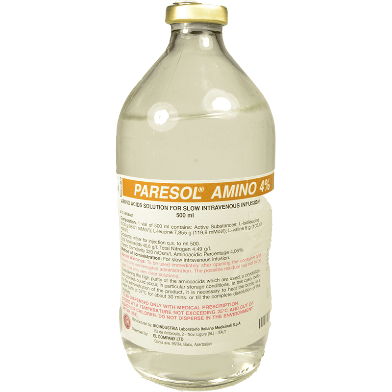Paresol amino 4% 500 ml. thumbnail