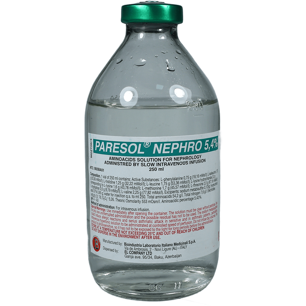 Paresol nephro 5,4% 250 ml thumbnail