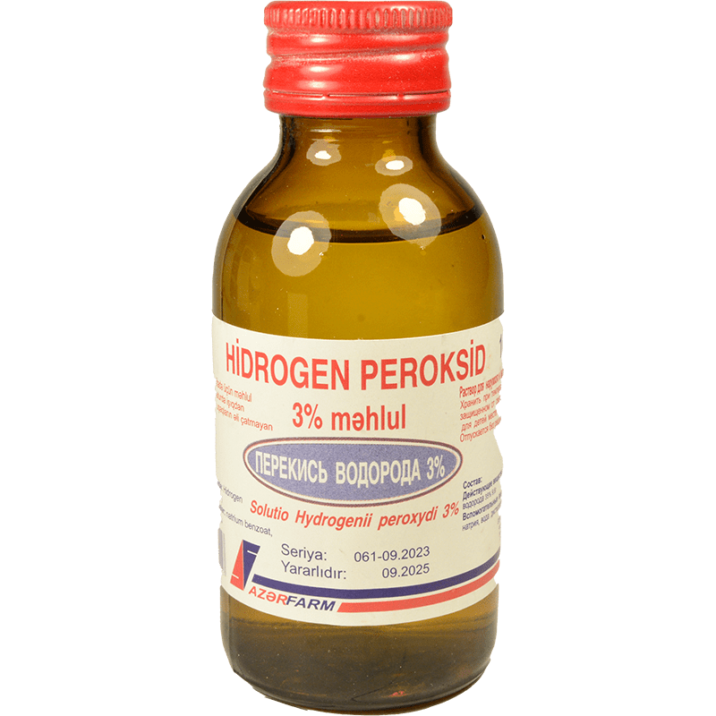 Hidrogen peroksid 3% 100 ml. thumbnail