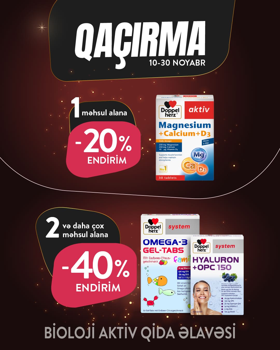 Sağlamlıq üçün fürsət! 💊