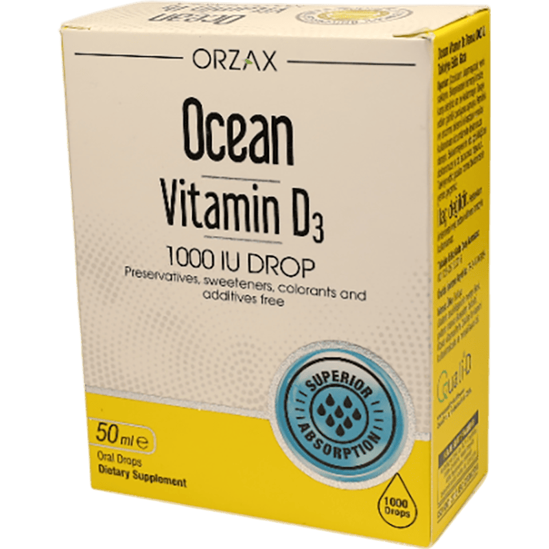 Ocean Vitamin D3 1000 Uİ 50 ml thumbnail