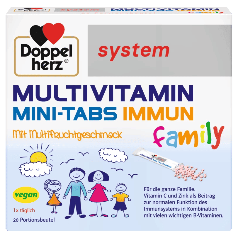 Doppel Herz System Multivitamin Mini-Həblər Family, 20 əd thumbnail