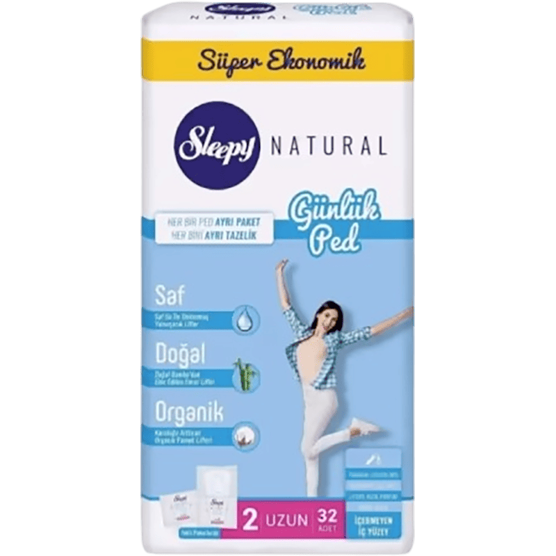 Sleepy Bio Natural hərgünlük padlar, 32 əd thumbnail