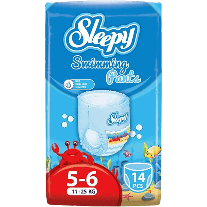 Sleepy-5-6 üzmək üçün bezlər, 11-25 kq 14 əd thumbnail
