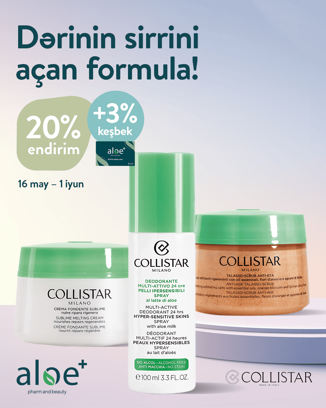 Collistar ilə dərinizin sirrini kəşf edin!