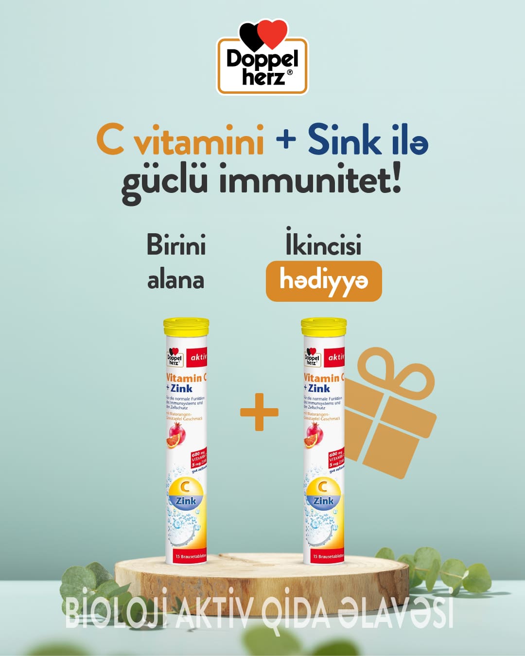 İmmunitetini gücləndir, puluna qənaət et!