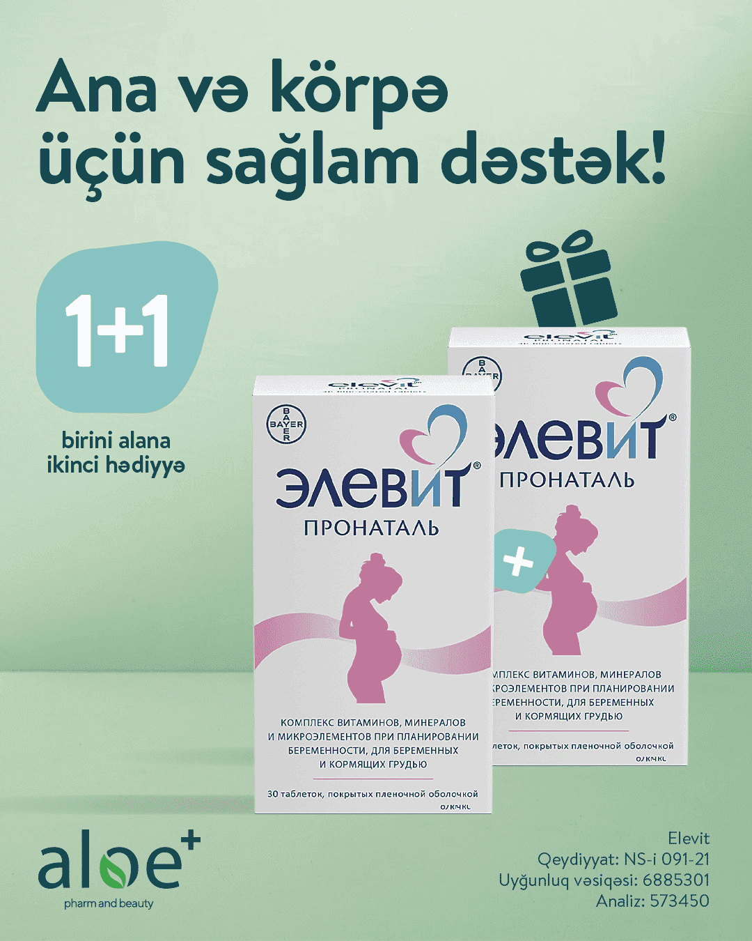 Elevit- Hamilələr üçün fürsət!