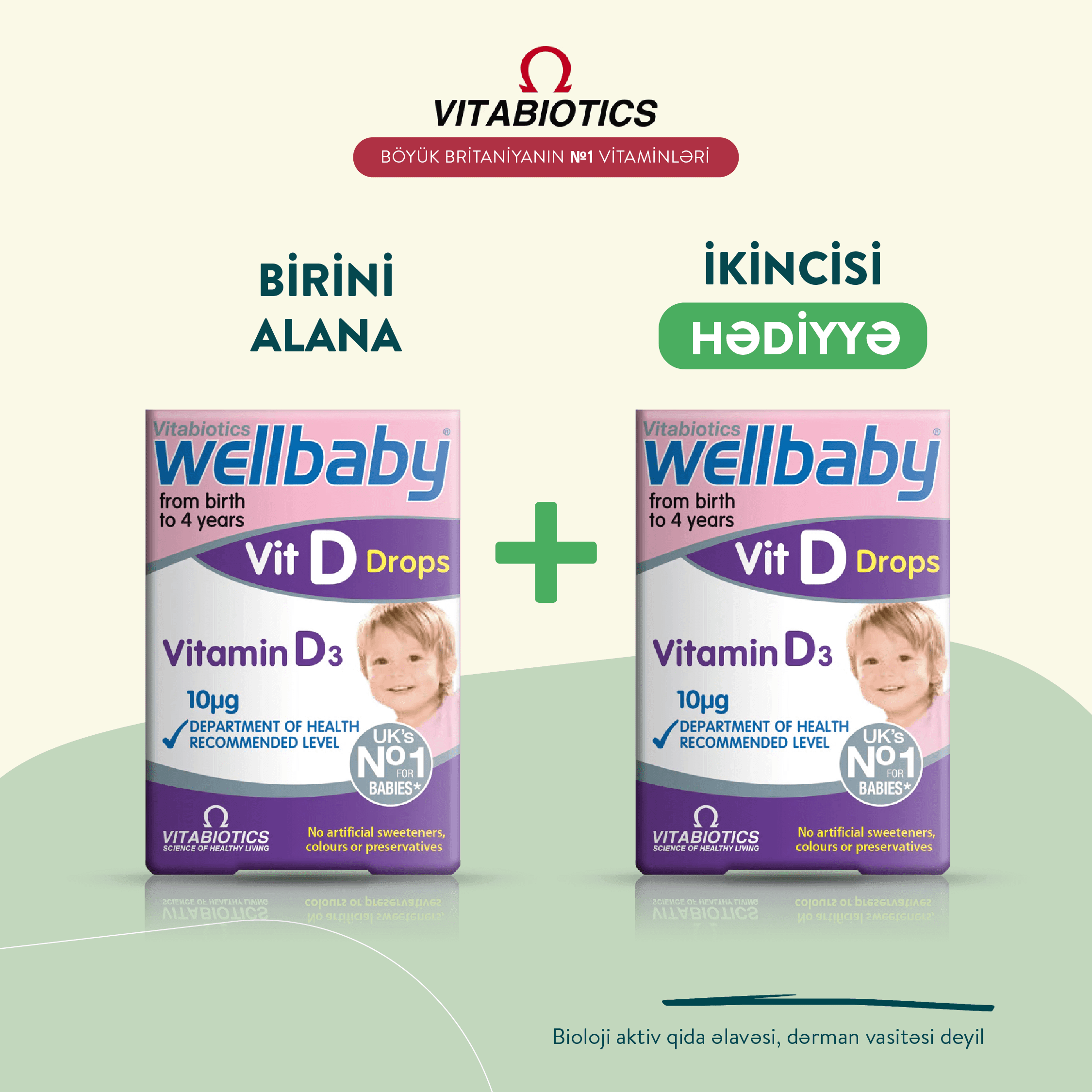 Wellbaby-dən 1+1 aksiyası!