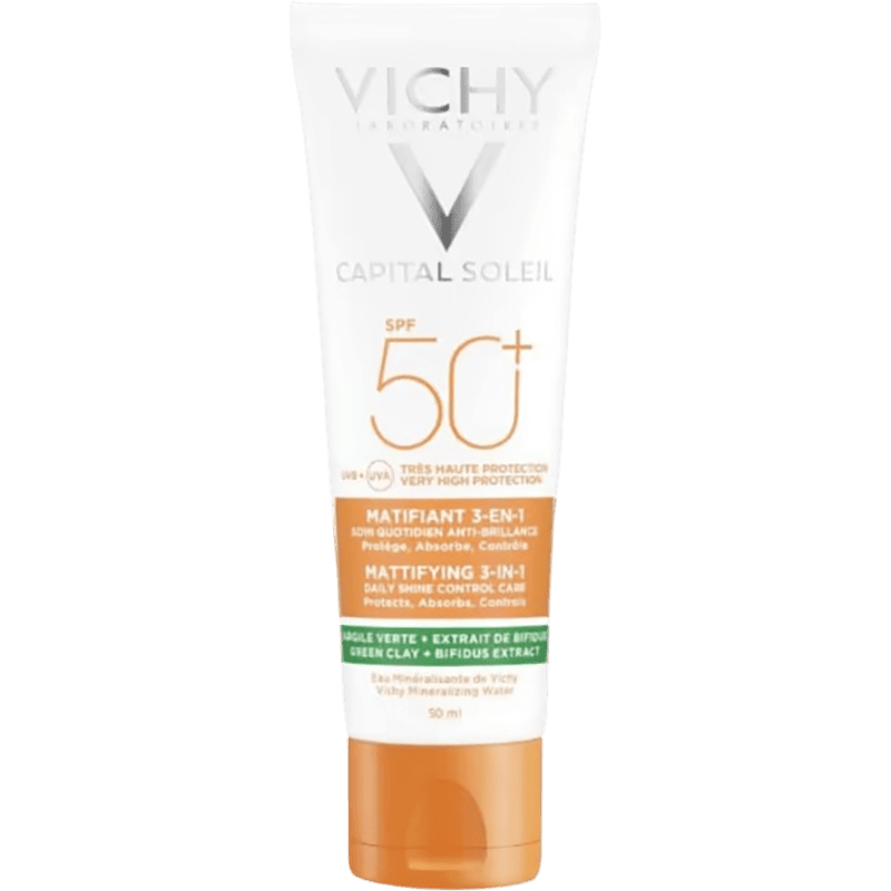 Vichy Capital Soleil Matifying 3ü 1də yağlı problemli dəri üçün gündəlik matlaşdırıcı qulluq SPF50, 50 ml thumbnail
