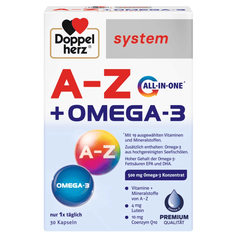 Doppel Herz system A-Z + Omega-3, 30 əd thumbnail