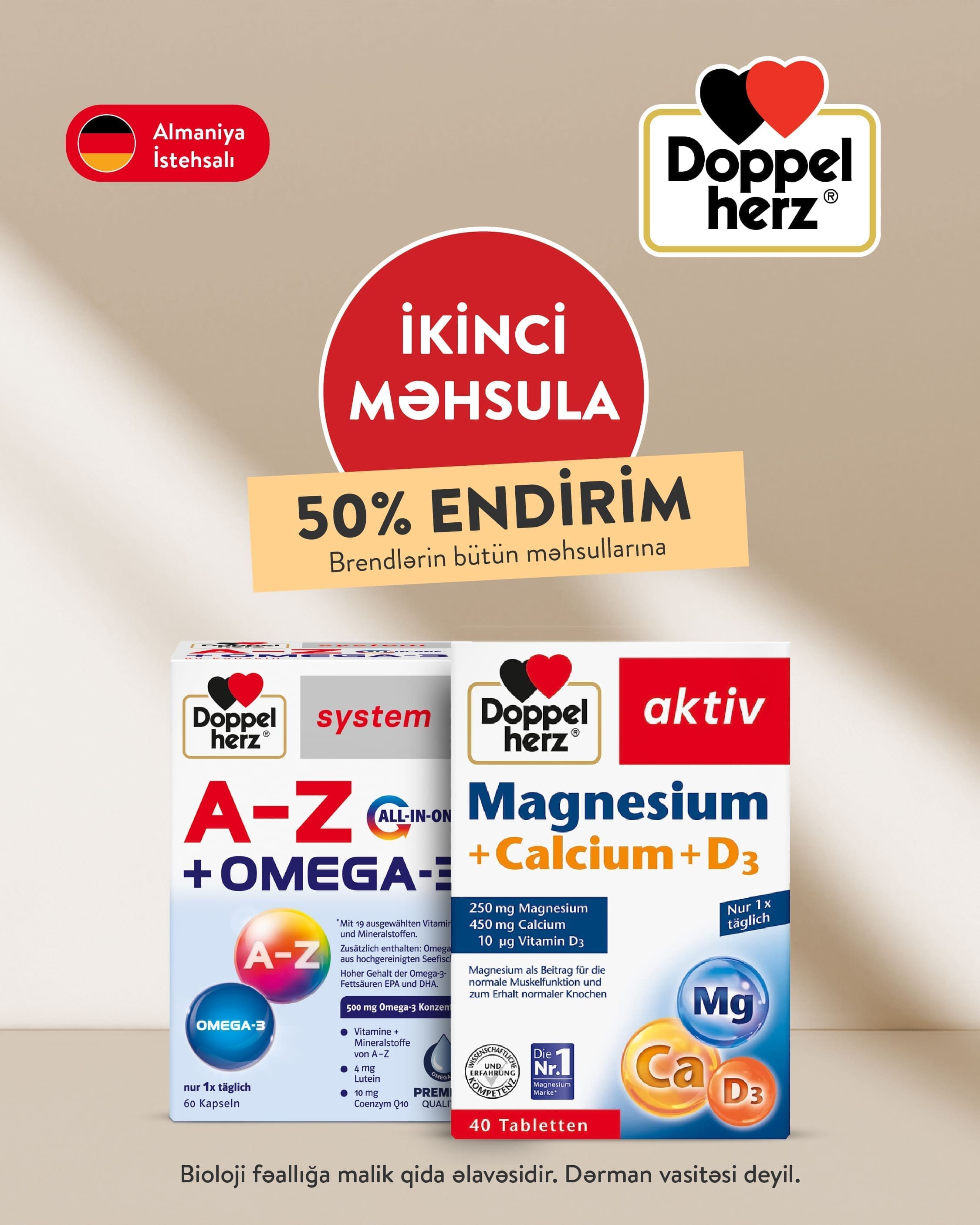 Doppel Herz – Sağlamlığın Alman Keyfiyyəti!